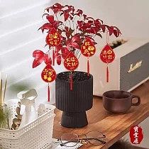 寶堂居 絨布燙金吊飾5入 #115─B款2組