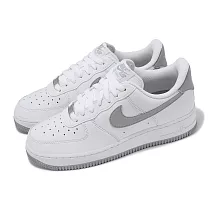 Nike 休閒鞋 Air Force 1 07 男鞋 女鞋 白 灰 灰勾 百搭 小白鞋 AF1 FJ4146─100