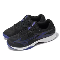 Mizuno 排球鞋 Thunder Blade Z 男鞋 女鞋 黑 藍 入門款 室內運動 羽排鞋 美津濃 V1GA2370─54