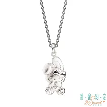 甜蜜約定 HelloKitty 寶貝小兔Kitty純銀墜子 送黑皮繩項鍊
