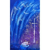 【玲廊滿藝】拾遺畫話─洪水氾濫之時41x53cm