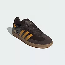 adidas 休閒鞋 Samba OG 男鞋 女鞋 棕 黃 麂皮 德訓鞋 情侶鞋 愛迪達 IG6174 30cm BROWN/YELLOW