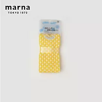 【日本Marna】日本製水彩尼龍滴水沐浴巾(原廠總代理) 黃色