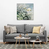 【御畫房】花好月圓 國家一級畫師手繪油畫80×80cm VF─178 (客製商品)