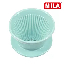 MILA 陶瓷蛋糕濾杯(咖啡濾杯)(適合1─4人)─三色可選 湖水綠