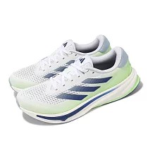 adidas 慢跑鞋 Supernova Rise M 男鞋 白 藍 網眼 緩衝 輕量 運動鞋 愛迪達 IF3015