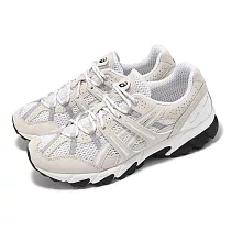 Asics 休閒鞋 GEL─Sonoma 15─50 男鞋 女鞋 白 灰 緩衝 耐磨 戶外機能 越野跑鞋 亞瑟士 1201A438101