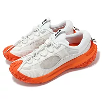 Nike 戶外鞋 ACG Mountain Fly 2 Low 男鞋 白 橘 越野 登山 緩震 快速綁帶 DV7903─100