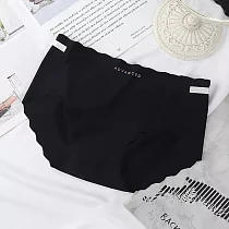 【STizi 史堤茲】和事現貨 女士內褲 3入組 三角褲 冰絲透氣 舒適中腰 少女內搭 素色內著(N010) L 黑色