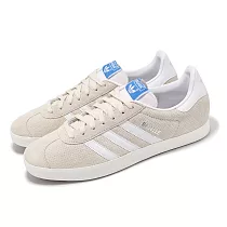 adidas 休閒鞋 Gazelle 男鞋 女鞋 米白 麂皮 三條紋 情侶鞋 愛迪達 IF3817