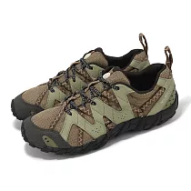 Merrell 水陸兩棲鞋 Waterpro?Maipo?2 男鞋?棕 綠?透氣 黃金大底 可拆鞋墊 戶外鞋 ML037755 29cm MOSSTONE/COYOTE