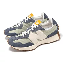 New Balance 休閒鞋 327 男鞋 女鞋 極地深灰 橄欖石 麂皮 復古 尼龍 情侶鞋 NB U327SD─D