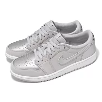 Nike 休閒鞋 Air Jordan 1 Retro Low OG 男鞋 白 銀 Silver AJ1 CZ0790─002