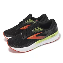 Brooks 慢跑鞋 Ghost 16 GTX 男鞋 黑 橘 綠 防水 緩衝 魔鬼系列 運動鞋 1104301D049