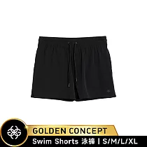 ★送原廠好禮★Golden Concept Swim Shorts 泳褲 CT─SS618 L 黑色/黑刺繡