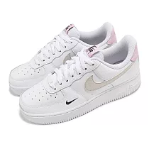 Nike 休閒鞋 Wmns Air Force 1 07 女鞋 白 米白 粉紅 AF1 小勾 HF9992─100