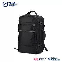 【Travel Blue 藍旅】JOURNEY款 旅行後背包 黑 旅行背包/後背包/大容量背包/出國背包 TB3090 黑色