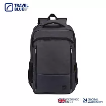 【Travel Blue 藍旅】城市探索款 商務後背包─黑/海軍藍/灰 筆電包/防水電腦包/大容量背包 TB3120 灰色