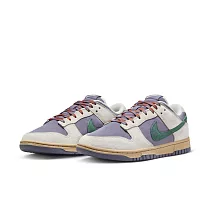 NIKE DUNK LOW 女休閒鞋─白紫─HF5030030 US6.5 白色