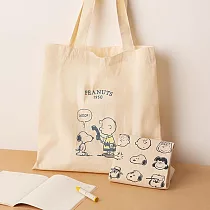Peanuts史努比棉布手提袋 ─朋友