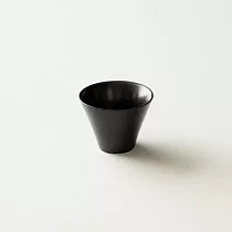 日本 ORIGAMI 窄口濃縮咖啡杯 100mL 黑色