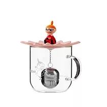 【PO：Selected】丹麥POxMOOMIN濾球泡茶玻璃杯350ml(共2色) 粉
