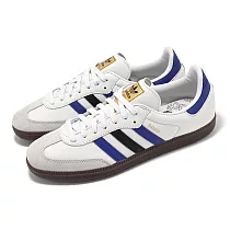 adidas 休閒鞋 Samba OG 男鞋 女鞋 白 藍 復古 德訓鞋 情侶鞋 愛迪達 ID1381
