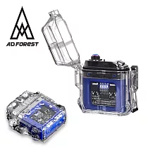 【Ad─Forest】野外求生必備 機械結構電弧脈衝打火機/打火機/生火/戶外/野炊/露營(三色任選) 藍色