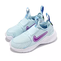 Nike 慢跑鞋 Flex Runner 3 PS 中童 藍 紫 小朋友 套入式 緩衝 運動鞋 FN1449─401