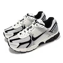 Nike 休閒鞋 Wmns Air Zoom Vomero 5 女鞋 白 黑 緩衝 復古跑鞋 情侶鞋 HQ1182─001
