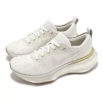 Nike 慢跑鞋 Wmns ZoomX Invincible Run FK 3 女鞋 白 金 回彈 運動鞋 DR2660─008