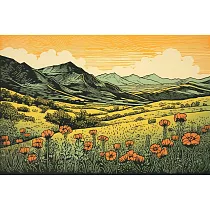 【LAVOD 線上藝廊】藝術微噴油畫 70X100CM 無框畫 風景油畫 藝術掛畫 | 客廳掛畫 landscape 4