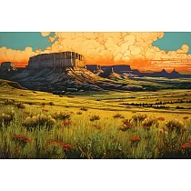 【LAVOD 線上藝廊】藝術微噴油畫 50X70CM 無框畫 風景油畫 藝術掛畫 | 客廳掛畫 landscape 3