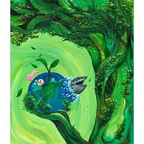 【玲廊滿藝】趙書巧─愛與守護53x45.5cm
