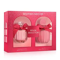 women’secret 胭紅牡丹女性淡香精禮盒(淡香精100ml+身體乳200ml)─贈紙袋
