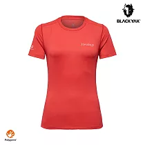BLACKYAK 女 TSERKO短袖上衣 M 橘紅