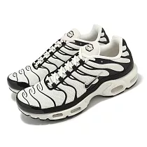 Nike 休閒鞋 Air Max Plus Ess+ 男鞋 女鞋 白 黑 氣墊 緩衝 復古 情侶鞋 FV6264─001