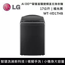 LG樂金 WT─VD17HB 17公斤 AI DD™智慧直驅變頻洗衣機 含基本安裝+舊機回收 極光黑