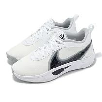 Nike 籃球鞋 Giannis Freak 6 GS 大童 女鞋 白 黑 氣墊 緩衝 字母哥 運動鞋 FQ7378─101