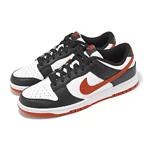 Nike 休閒鞋 Dunk Low Retro 男鞋 女鞋 白 黑 紅 低筒 經典 情侶鞋 DV0833─108