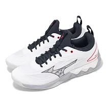 Mizuno 排球鞋 Wave Luminous 3 男鞋 白 灰 緩衝 襪套 室內運動 羽排鞋 美津濃 V1GA2420─21