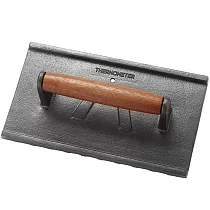 《Outset》烤肉用具 中秋節 露營烤肉 BBQ | 鑄鐵壓肉板 (23cm) 鑄鐵壓肉板 (23cm)
