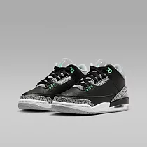 NIKE AIR JORDAN 3 RETRO (GS) 中大童 女籃球鞋─黑─DM0967031 US5 黑色