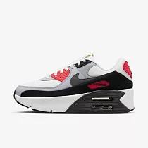 Nike Air Max 90 Lv8 [FD4328─101] 女 休閒鞋 運動 復古 雙層氣墊 緩震 厚底 白黑紅
