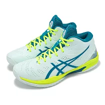 Asics 籃球鞋 GELHoop V16 S 男鞋 藍 綠 輕量 回彈 運動鞋 亞瑟士 1063A102400