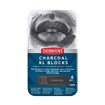 DERWENT 德爾文 水性木炭塊XL─6色(灰階) DW2306196
