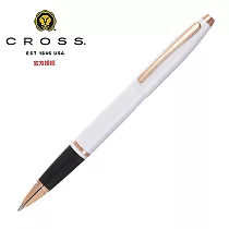 CROSS 凱樂系列 白亮漆連玫瑰金色 鋼珠筆 AT0115─21