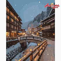 ArtLife藝術生活【DT243】銀山溫泉_DIY 數字 油畫 彩繪