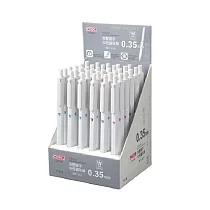 【COX 三燕】按壓 細字 中性 鋼珠筆 0.35mm 36支/盒 CX2035