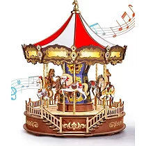 【Robotime】Rolife Classic Carousel 旋轉木馬